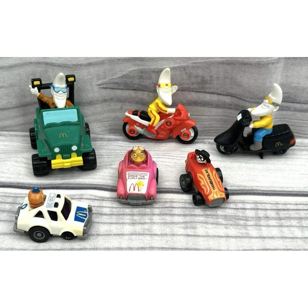 VINTAGE 80'S MCDONALD'S HAPPY MEAL TOYS - FAST MACS  / MAC TONIGHT MOON MAN  *18